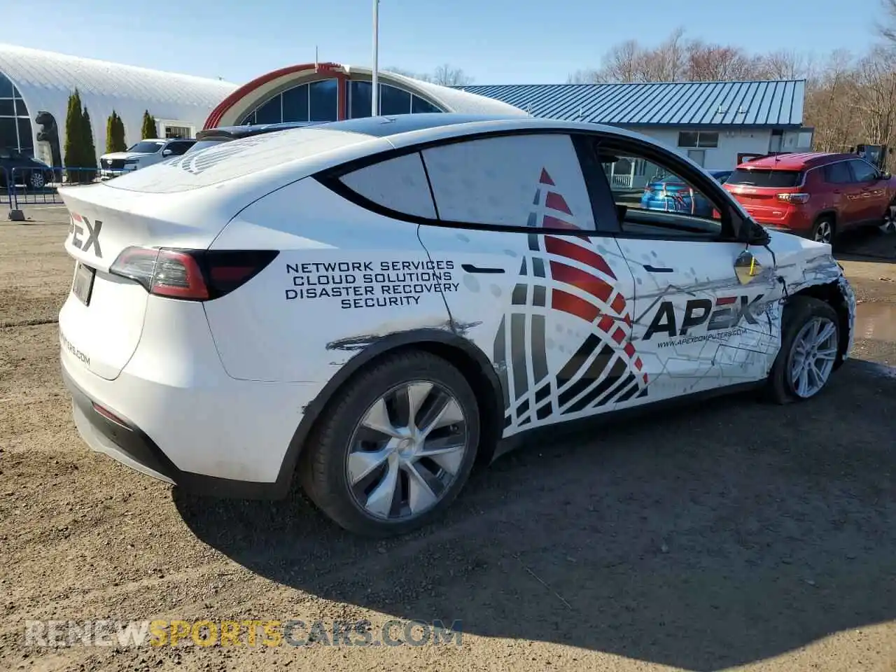 3 Photograph of a damaged car 7SAYGDEEXPF805061 TESLA MODEL Y 2023