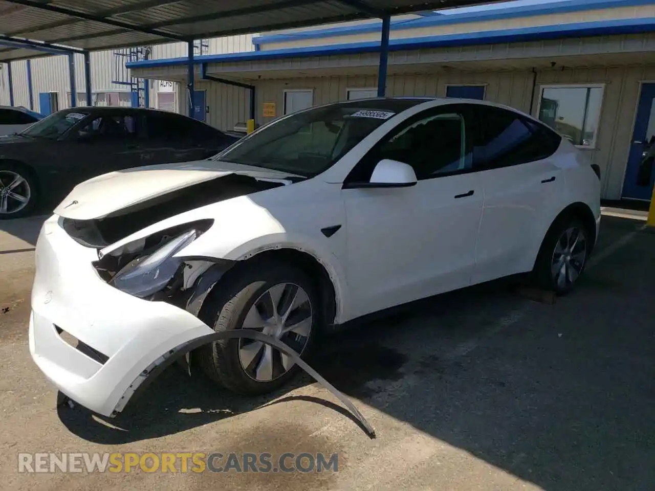 1 Photograph of a damaged car 7SAYGDEEXPF809644 TESLA MODEL Y 2023