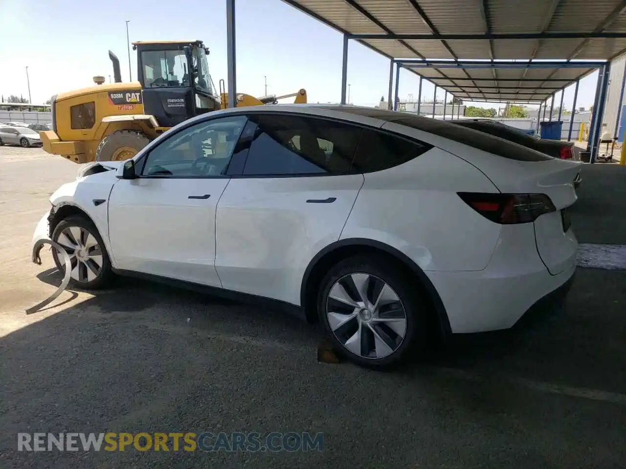 2 Photograph of a damaged car 7SAYGDEEXPF809644 TESLA MODEL Y 2023