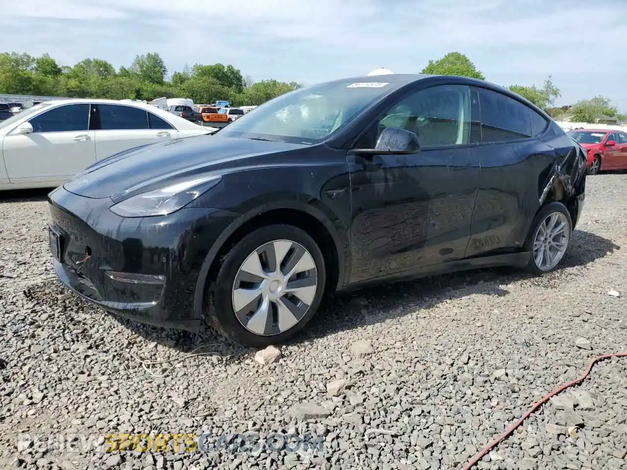1 Photograph of a damaged car 7SAYGDEEXPF827903 TESLA MODEL Y 2023