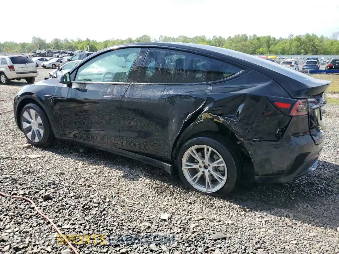 2 Photograph of a damaged car 7SAYGDEEXPF827903 TESLA MODEL Y 2023