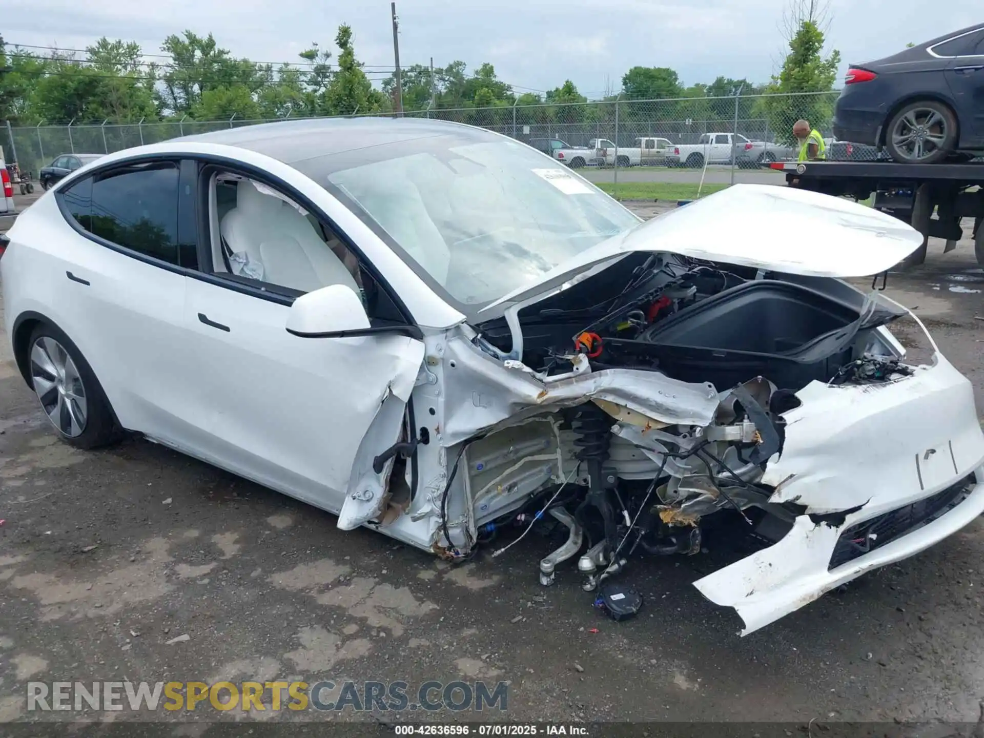 1 Photograph of a damaged car 7SAYGDEEXPF835144 TESLA MODEL Y 2023