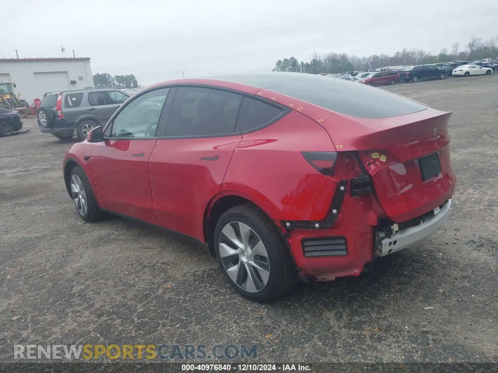 3 Photograph of a damaged car 7SAYGDEEXPF839081 TESLA MODEL Y 2023