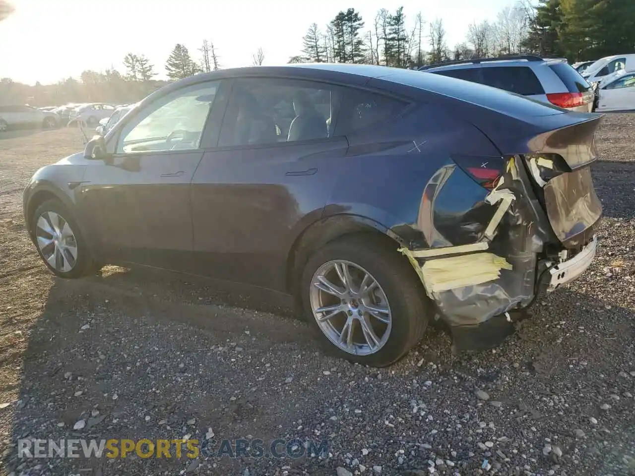2 Photograph of a damaged car 7SAYGDEEXPF846936 TESLA MODEL Y 2023