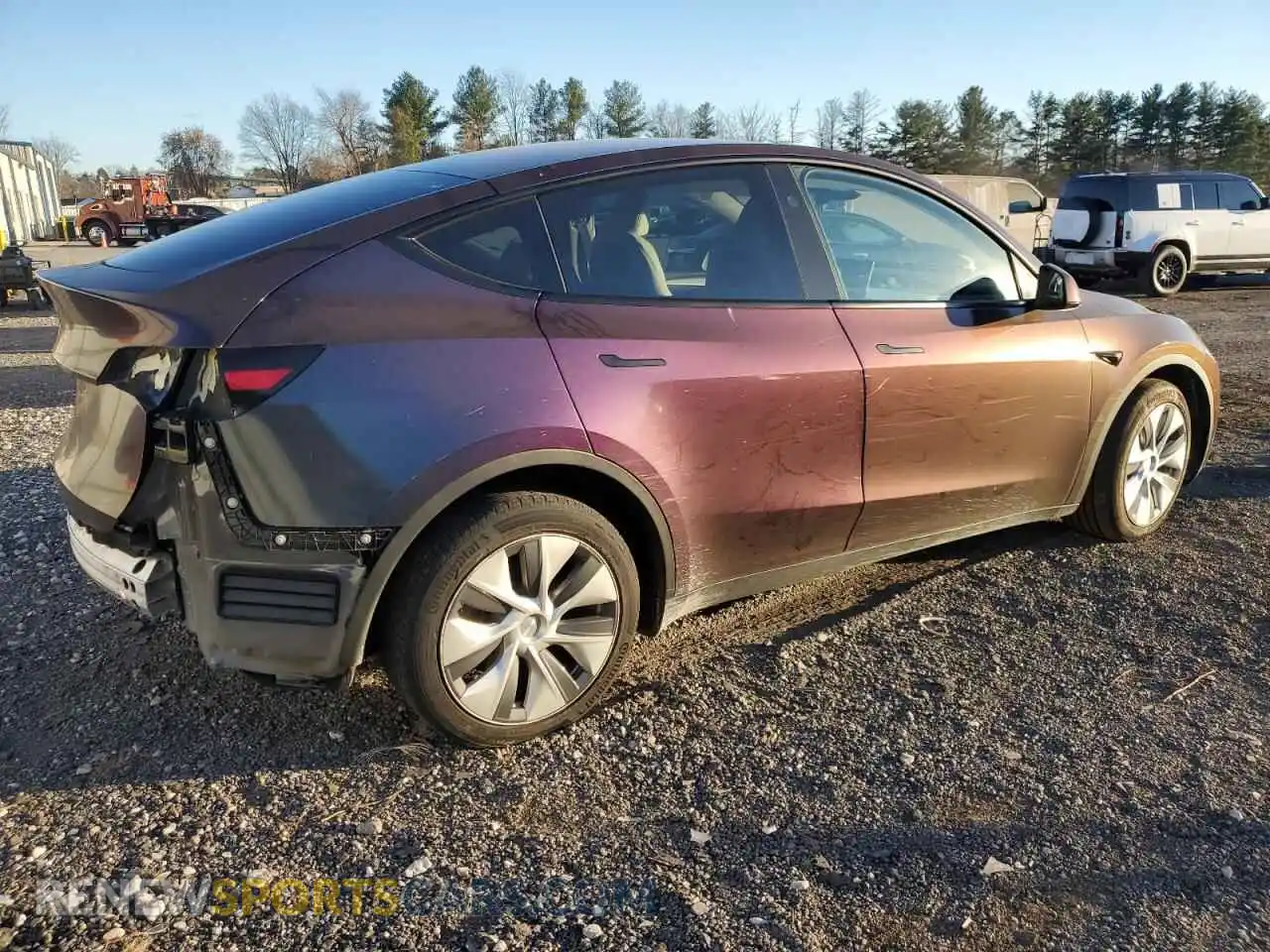 3 Photograph of a damaged car 7SAYGDEEXPF846936 TESLA MODEL Y 2023
