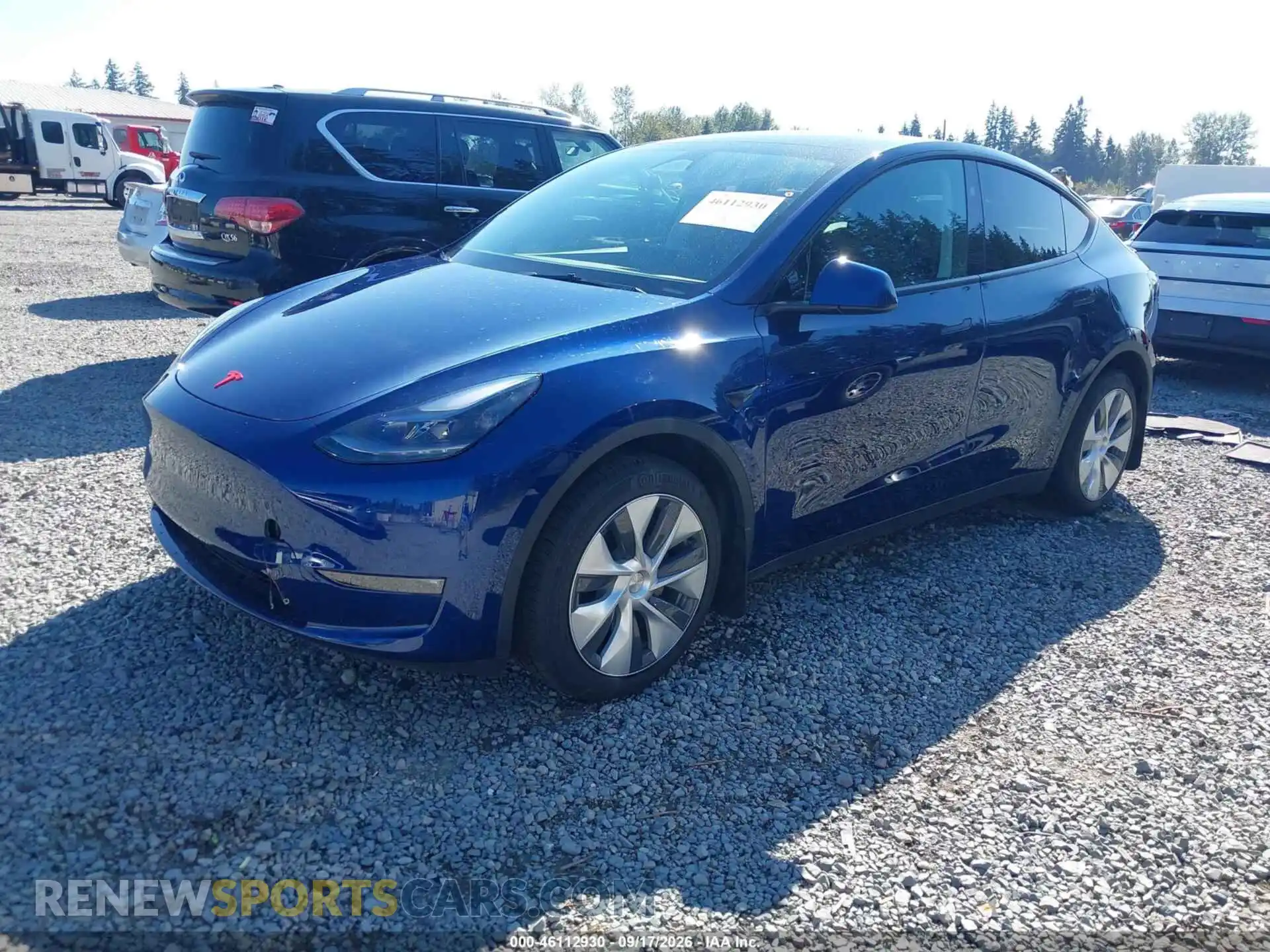 2 fotografías del automóvil dañado 7SAYGDEEXPF849206 TESLA MODEL Y 2023