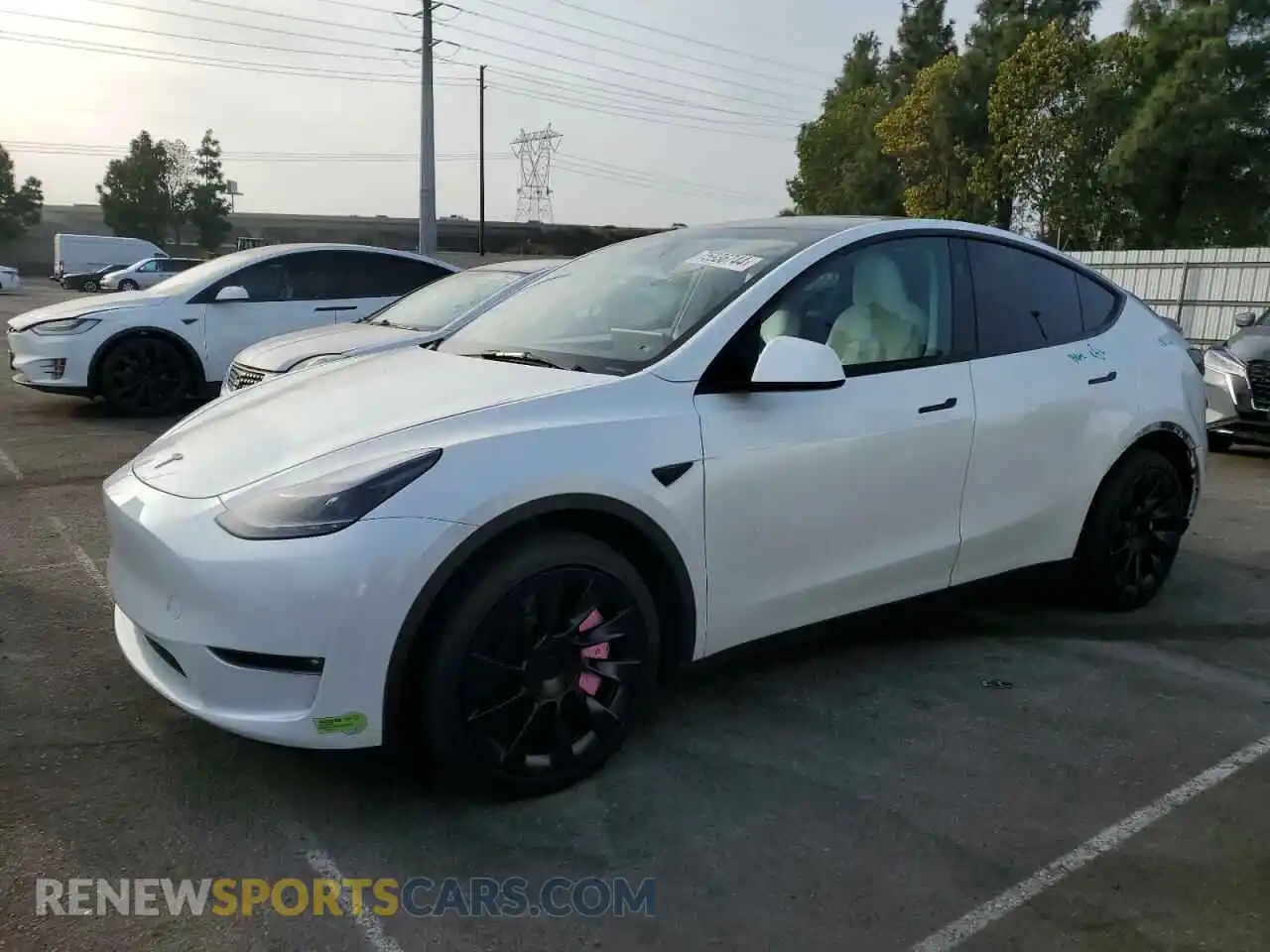 1 Photograph of a damaged car 7SAYGDEEXPF853840 TESLA MODEL Y 2023