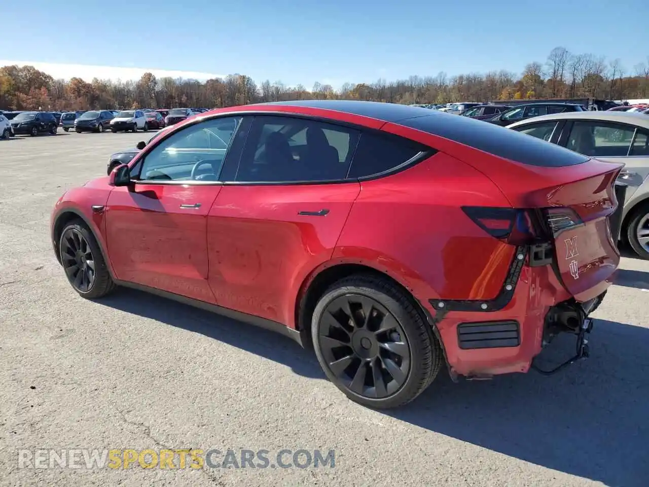 2 Photograph of a damaged car 7SAYGDEEXPF861596 TESLA MODEL Y 2023