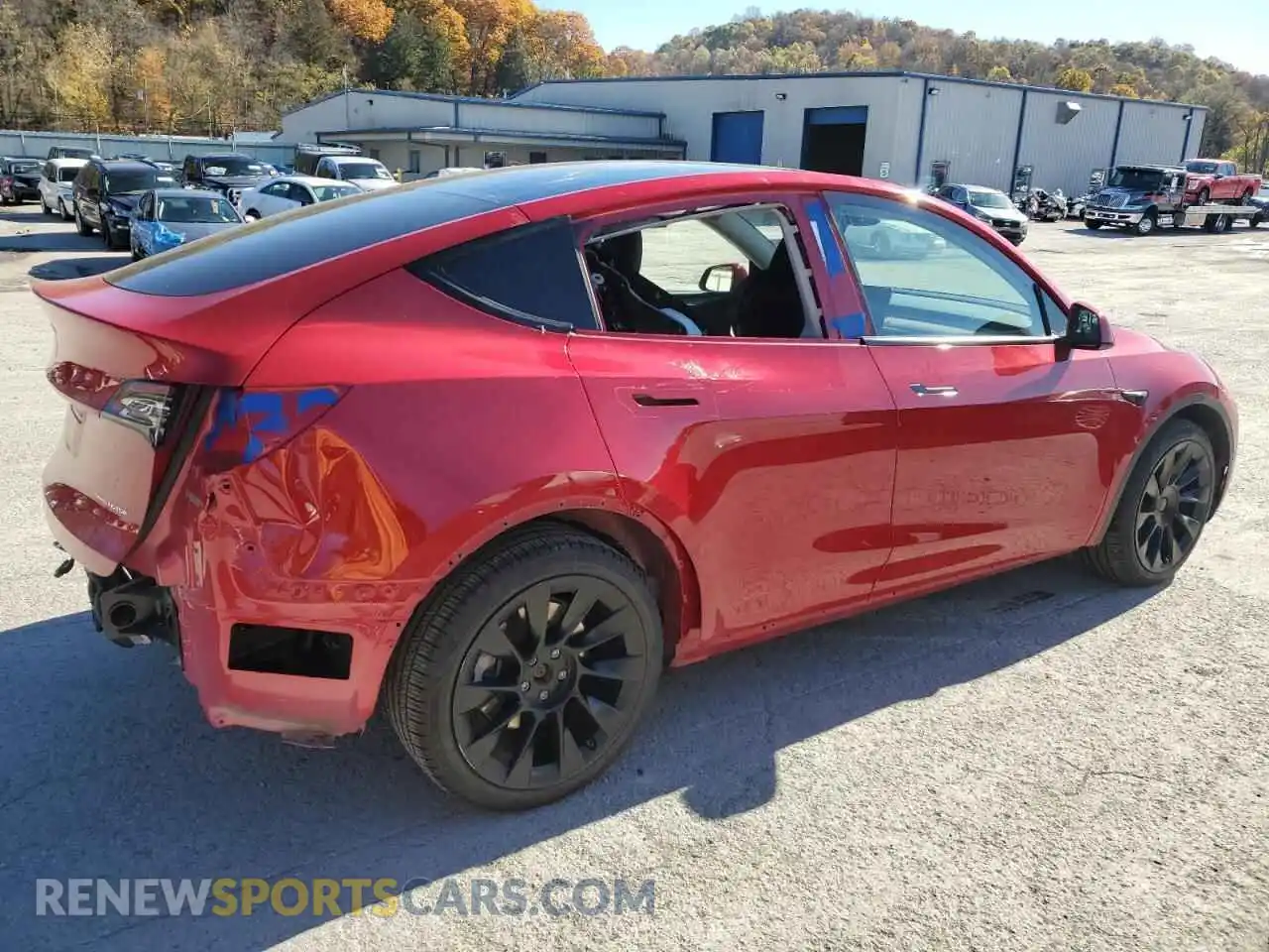 3 Photograph of a damaged car 7SAYGDEEXPF861596 TESLA MODEL Y 2023