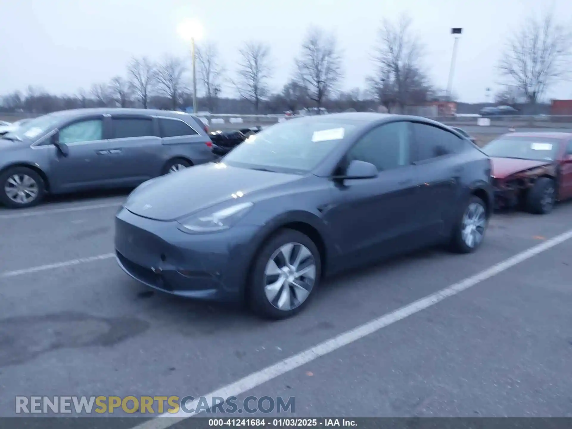 2 Photograph of a damaged car 7SAYGDEEXPF865549 TESLA MODEL Y 2023