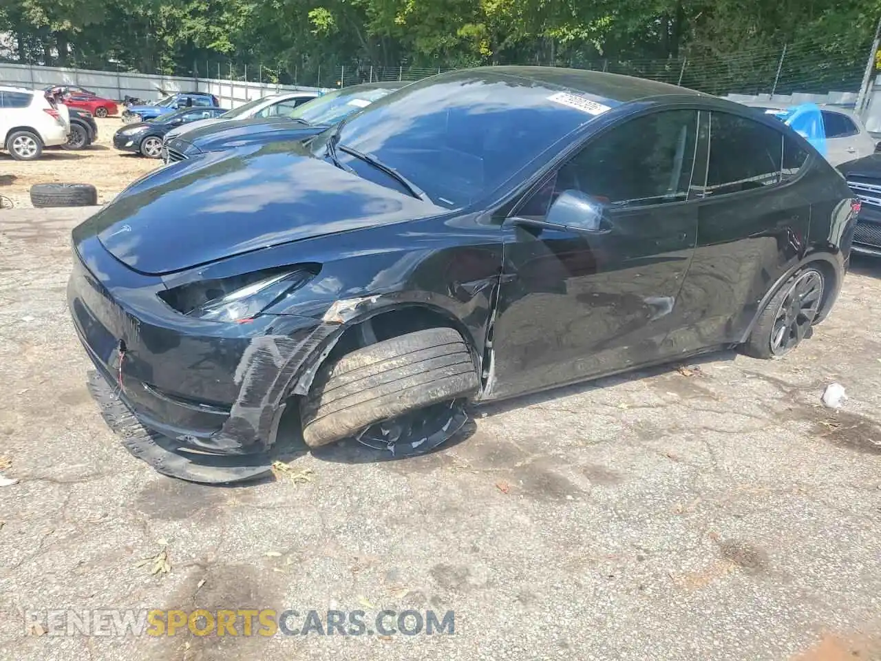 1 Photograph of a damaged car 7SAYGDEEXPF870069 TESLA MODEL Y 2023