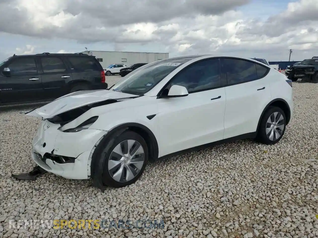 1 Photograph of a damaged car 7SAYGDEEXPF871254 TESLA MODEL Y 2023