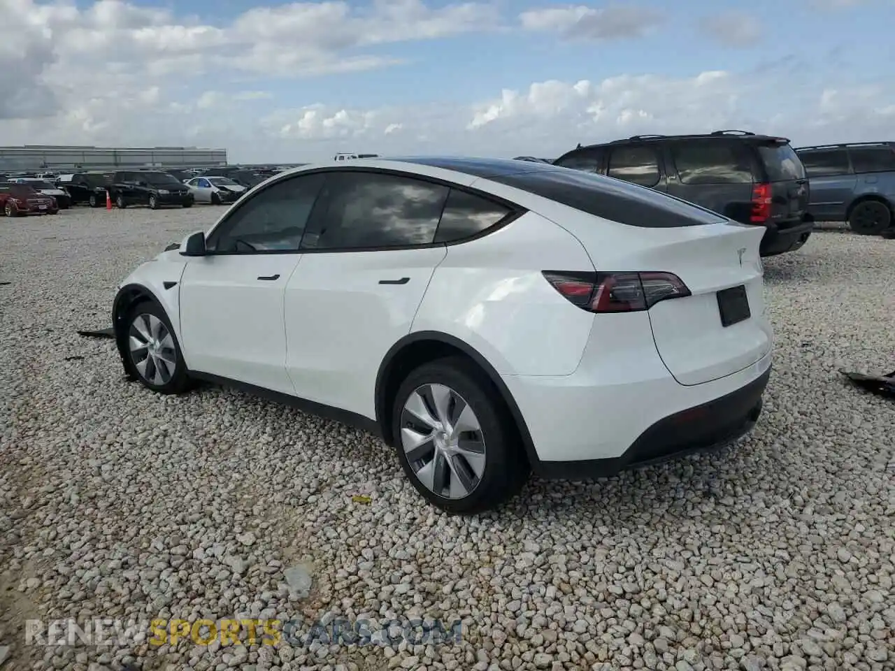 2 Photograph of a damaged car 7SAYGDEEXPF871254 TESLA MODEL Y 2023