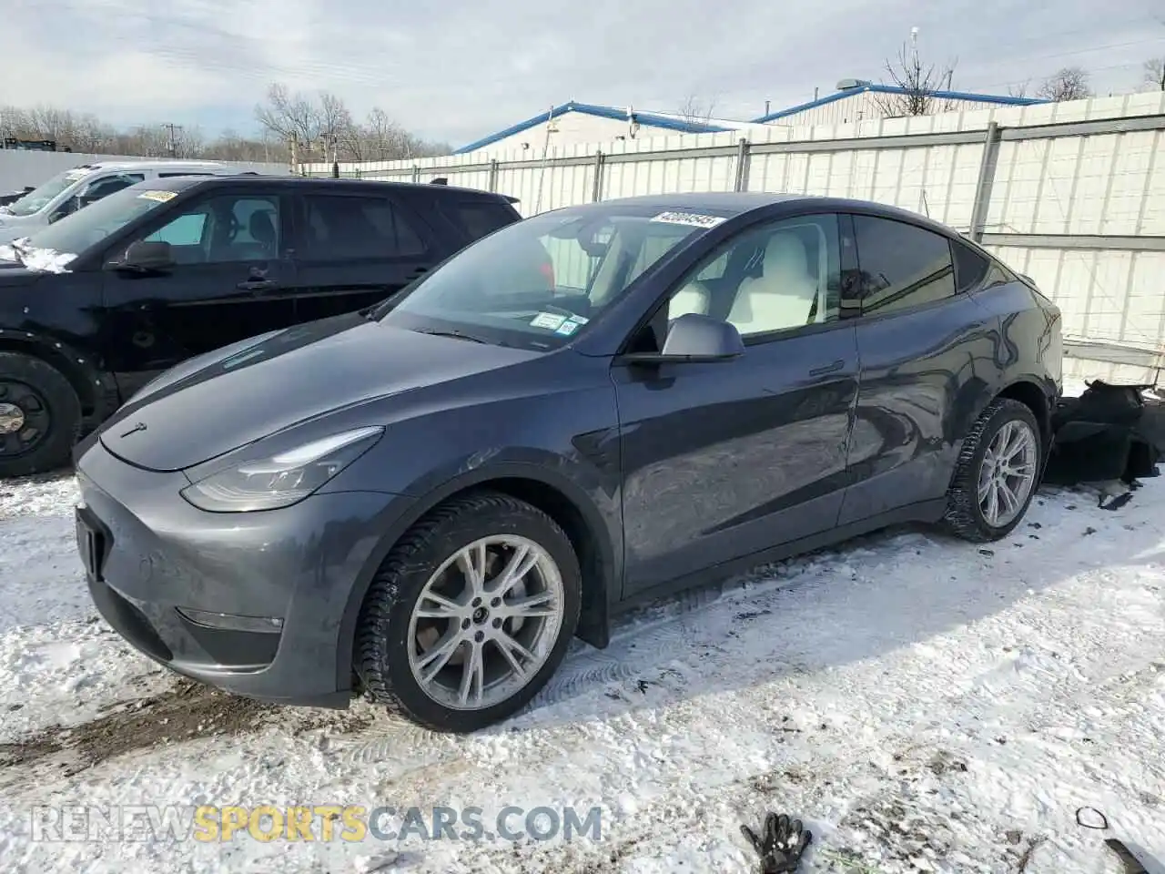 1 Photograph of a damaged car 7SAYGDEEXPF883467 TESLA MODEL Y 2023