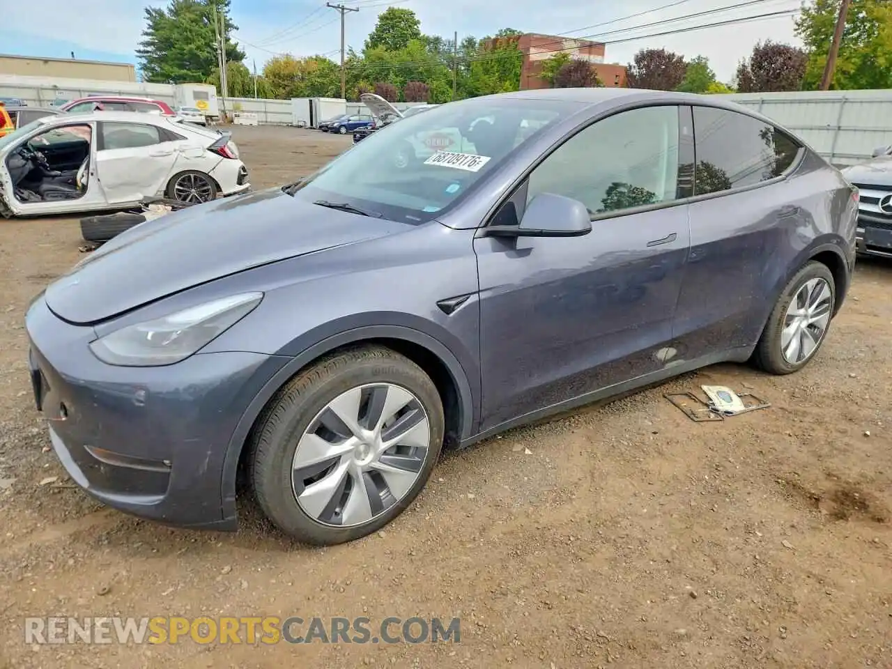 1 Photograph of a damaged car 7SAYGDEEXPF890905 TESLA MODEL Y 2023