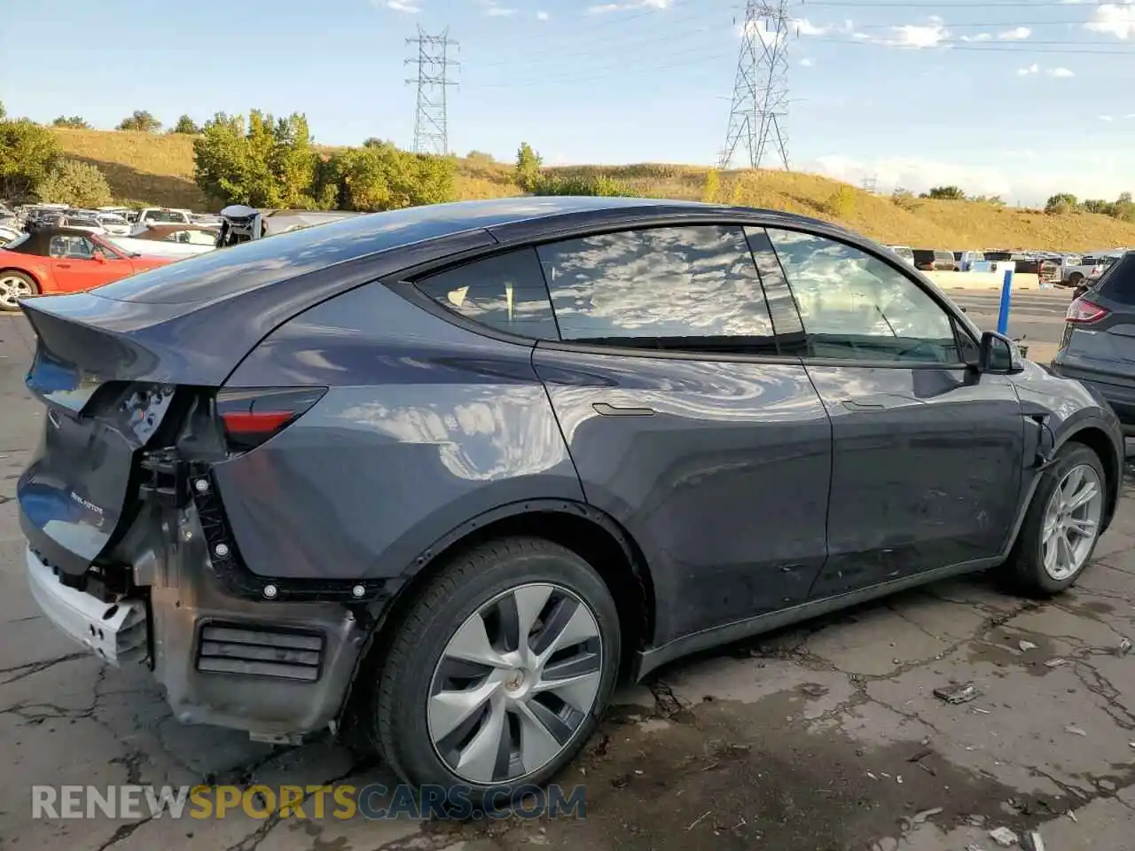 3 Photograph of a damaged car 7SAYGDEEXPF908951 TESLA MODEL Y 2023