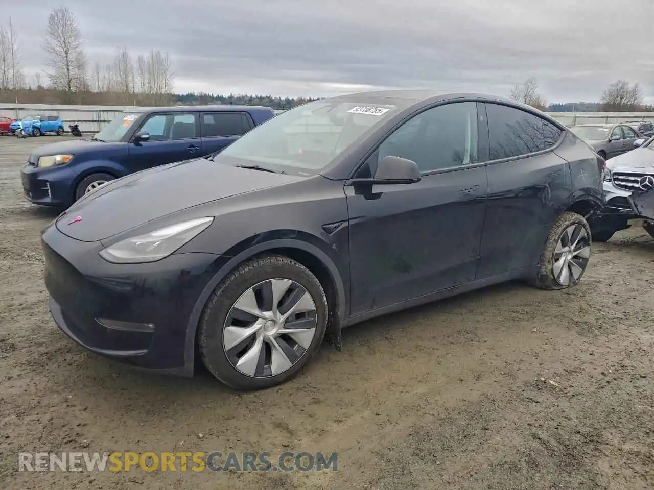 1 Photograph of a damaged car 7SAYGDEEXPF980930 TESLA MODEL Y 2023