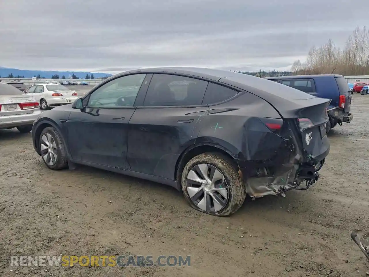 2 Photograph of a damaged car 7SAYGDEEXPF980930 TESLA MODEL Y 2023