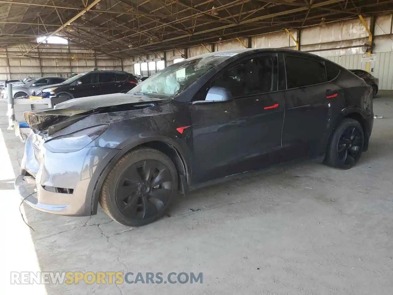 1 Photograph of a damaged car 7SAYGDEF0PA049584 TESLA MODEL Y 2023