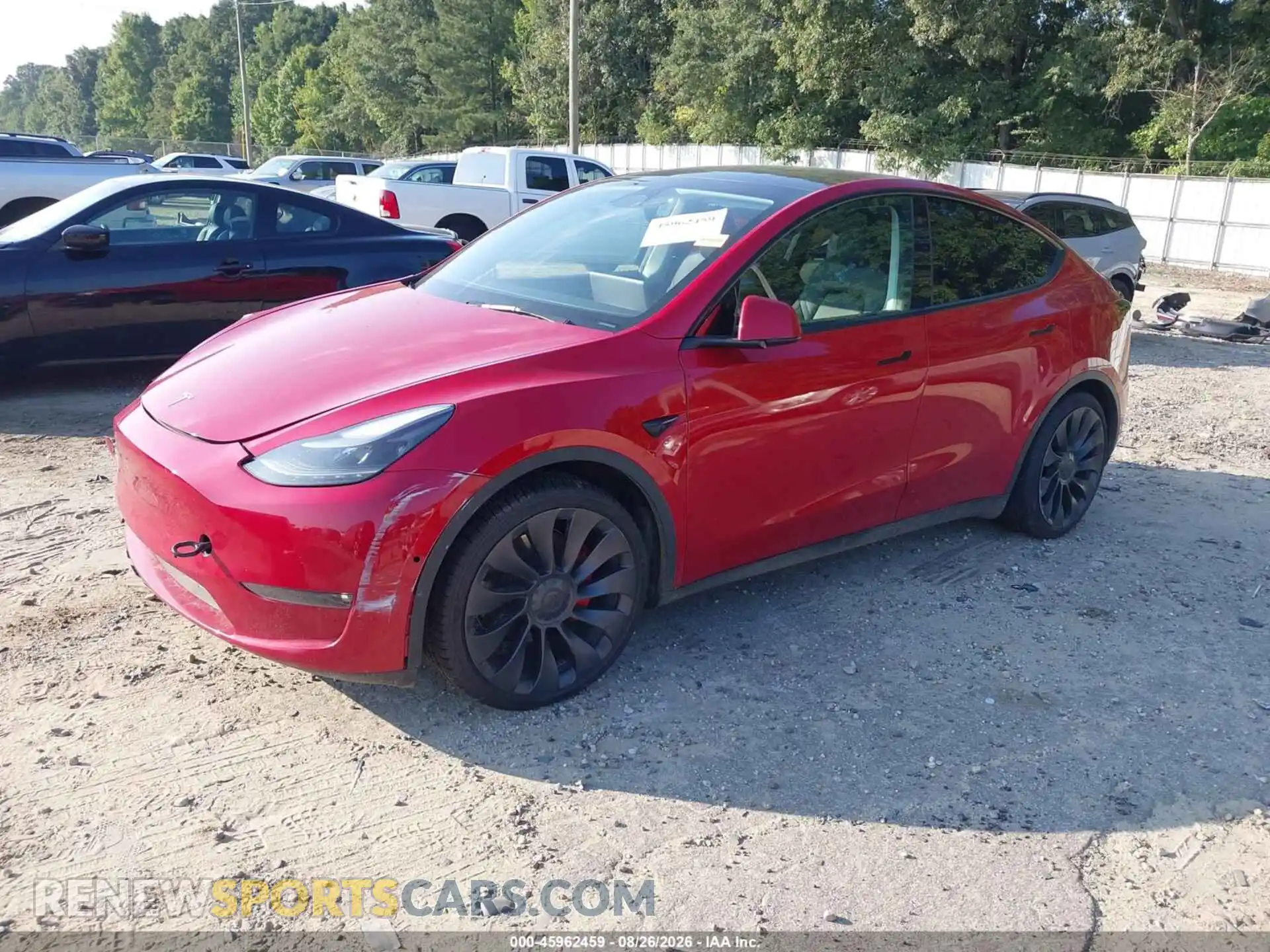 2 Photograph of a damaged car 7SAYGDEF0PF586880 TESLA MODEL Y 2023
