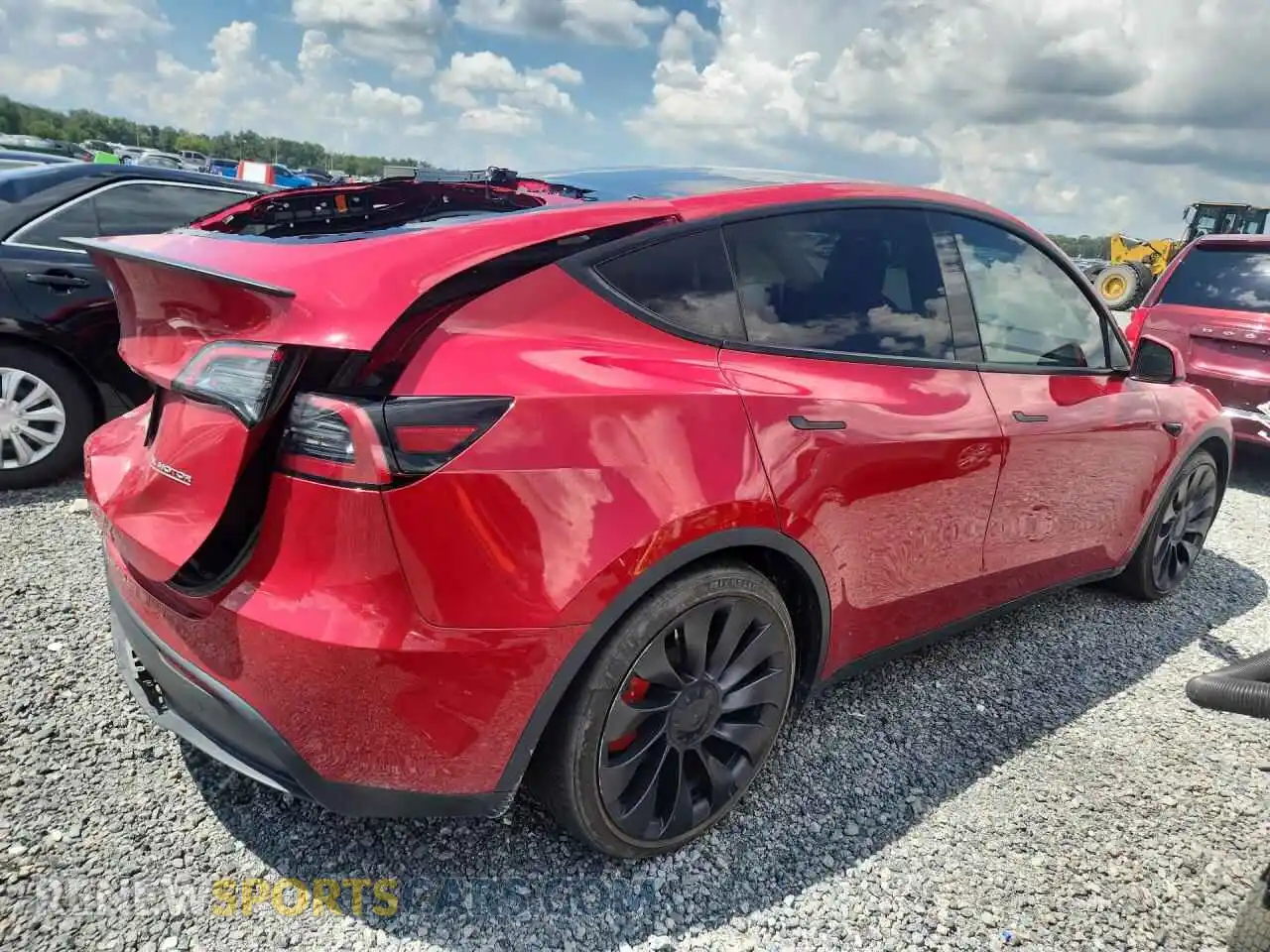 3 Photograph of a damaged car 7SAYGDEF0PF603905 TESLA MODEL Y 2023