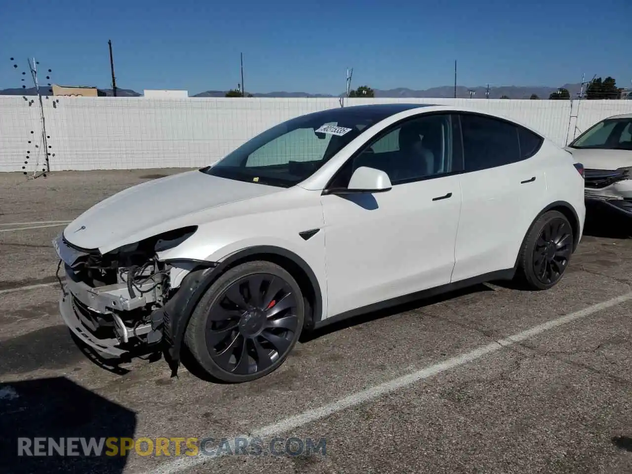 1 Photograph of a damaged car 7SAYGDEF0PF606013 TESLA MODEL Y 2023