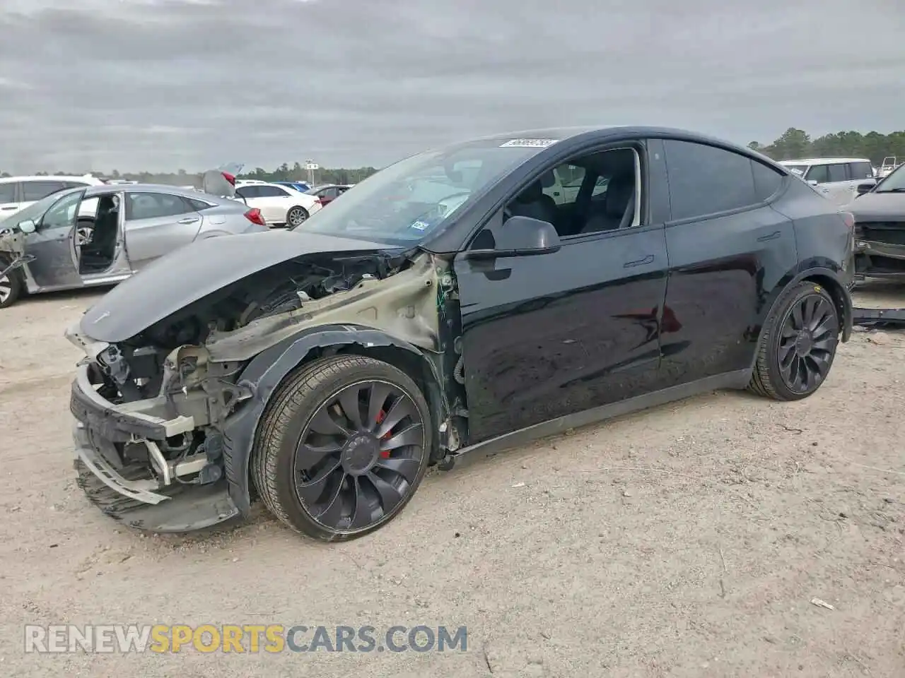 1 Photograph of a damaged car 7SAYGDEF0PF659505 TESLA MODEL Y 2023