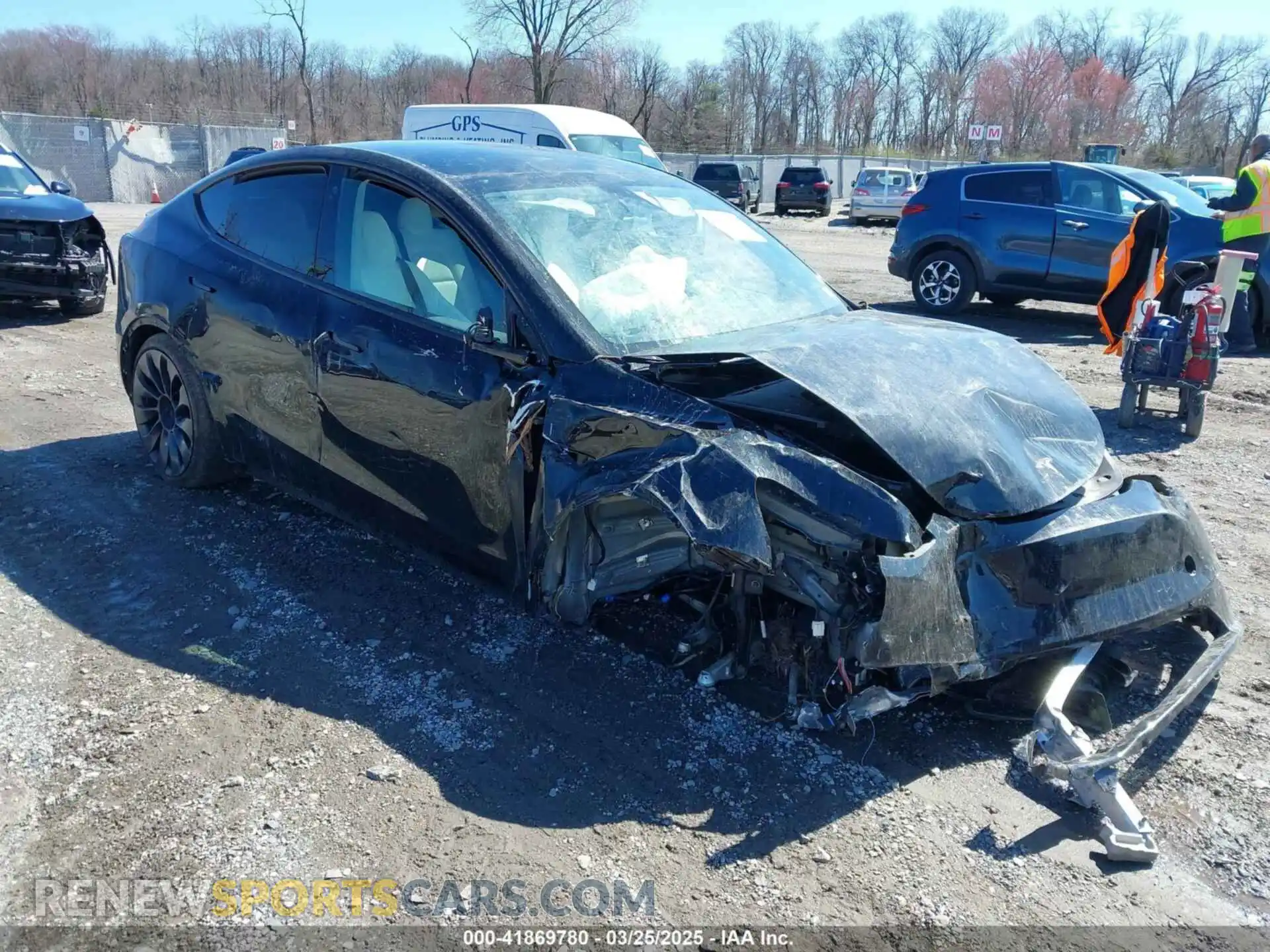1 fotografías del automóvil dañado 7SAYGDEF0PF715703 TESLA MODEL Y 2023