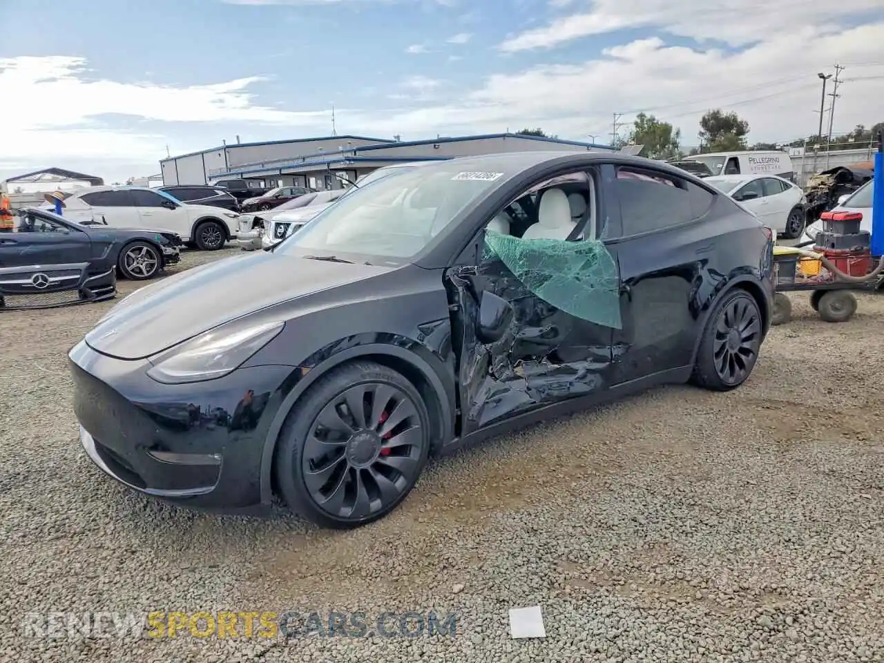 1 Фотография поврежденного автомобиля 7SAYGDEF0PF757868 TESLA MODEL Y 2023