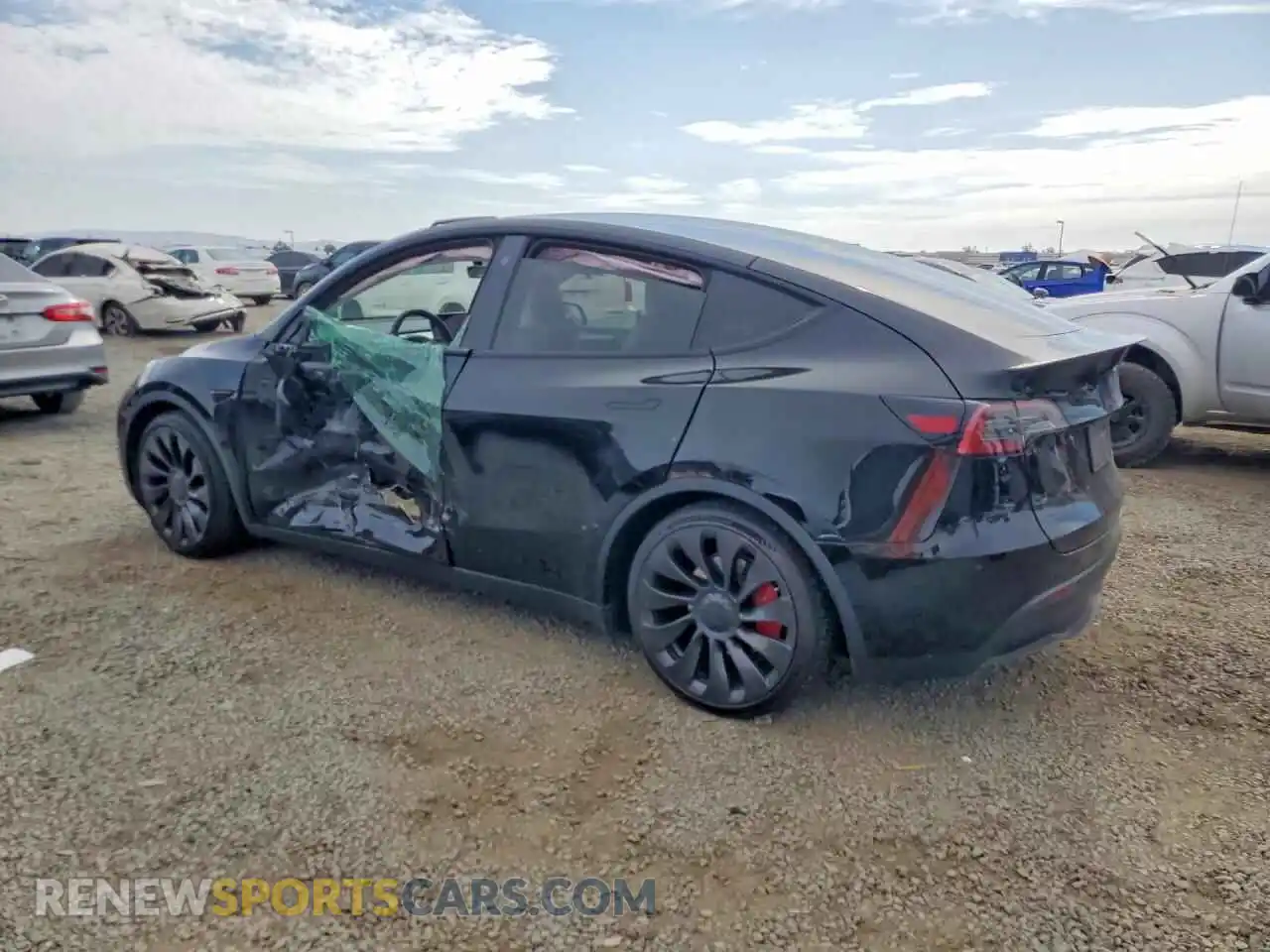 2 Фотография поврежденного автомобиля 7SAYGDEF0PF757868 TESLA MODEL Y 2023