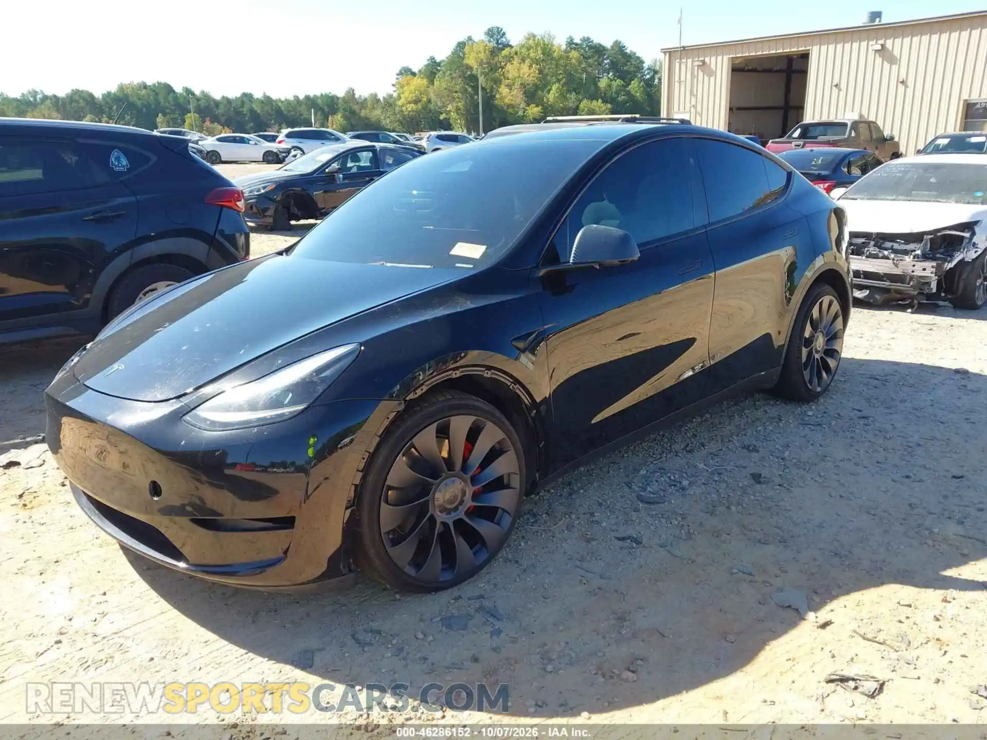 2 Фотография поврежденного автомобиля 7SAYGDEF0PF801769 TESLA MODEL Y 2023
