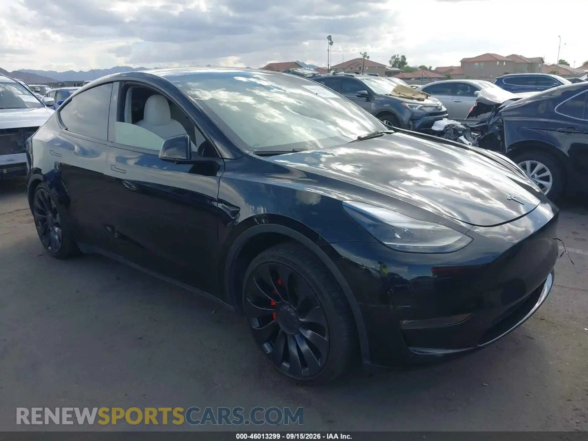 1 Фотография поврежденного автомобиля 7SAYGDEF0PF814554 TESLA MODEL Y 2023