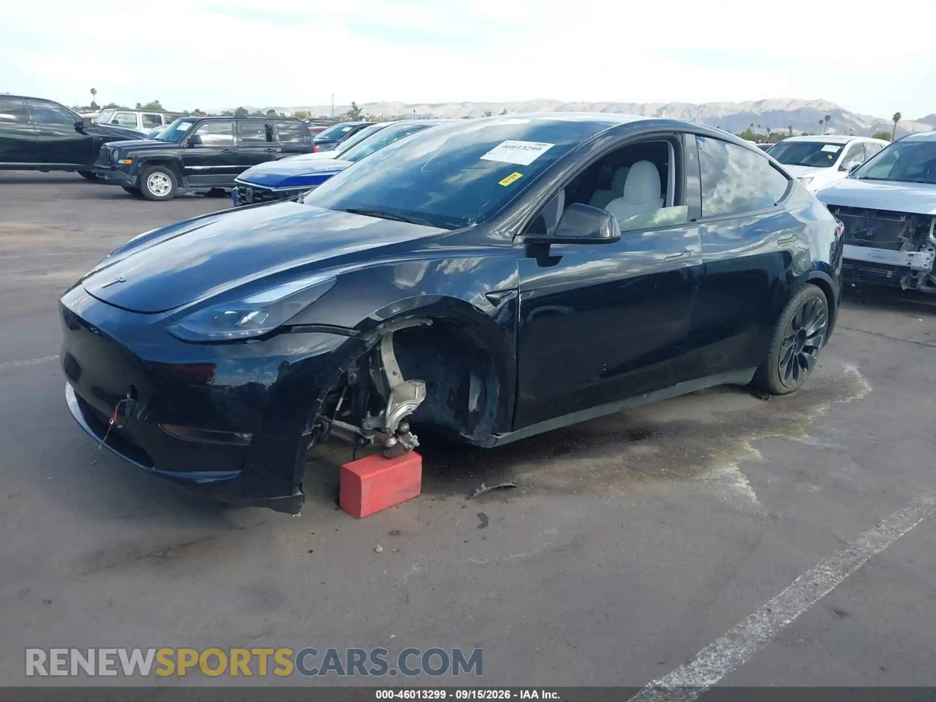 2 Фотография поврежденного автомобиля 7SAYGDEF0PF814554 TESLA MODEL Y 2023