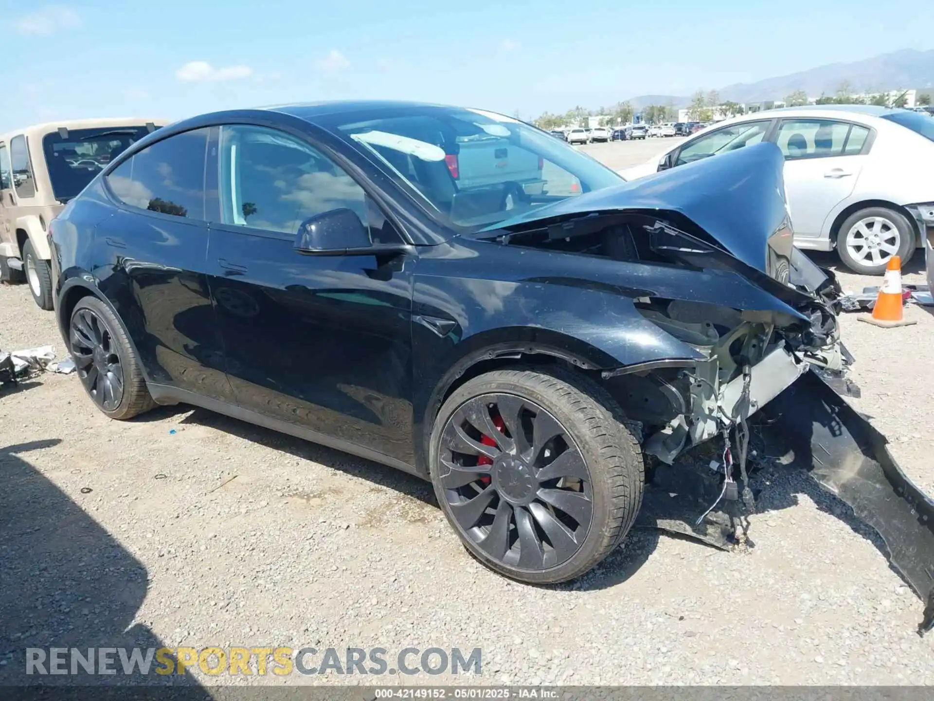 1 Photograph of a damaged car 7SAYGDEF0PF823996 TESLA MODEL Y 2023