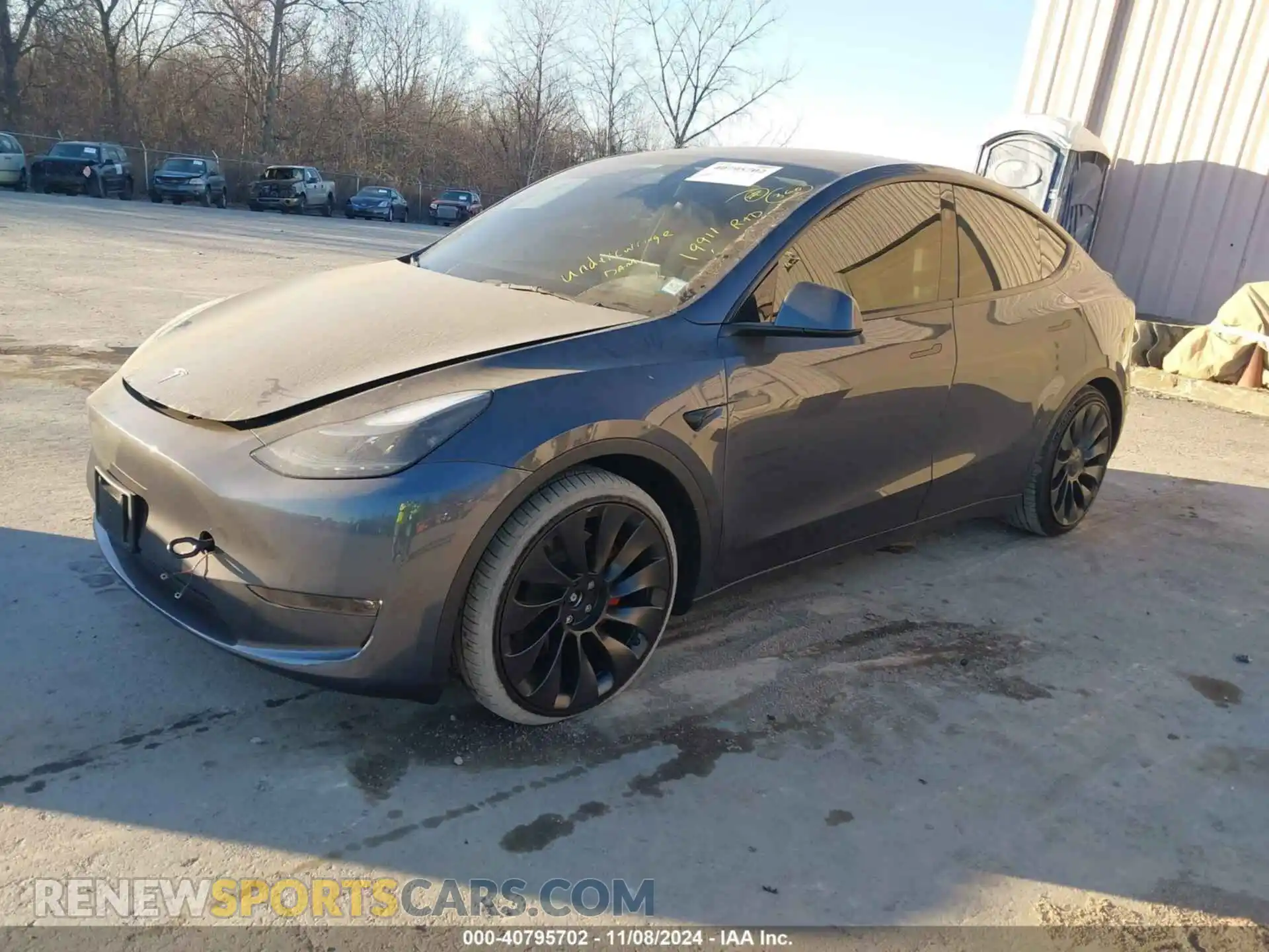2 Photograph of a damaged car 7SAYGDEF0PF830009 TESLA MODEL Y 2023