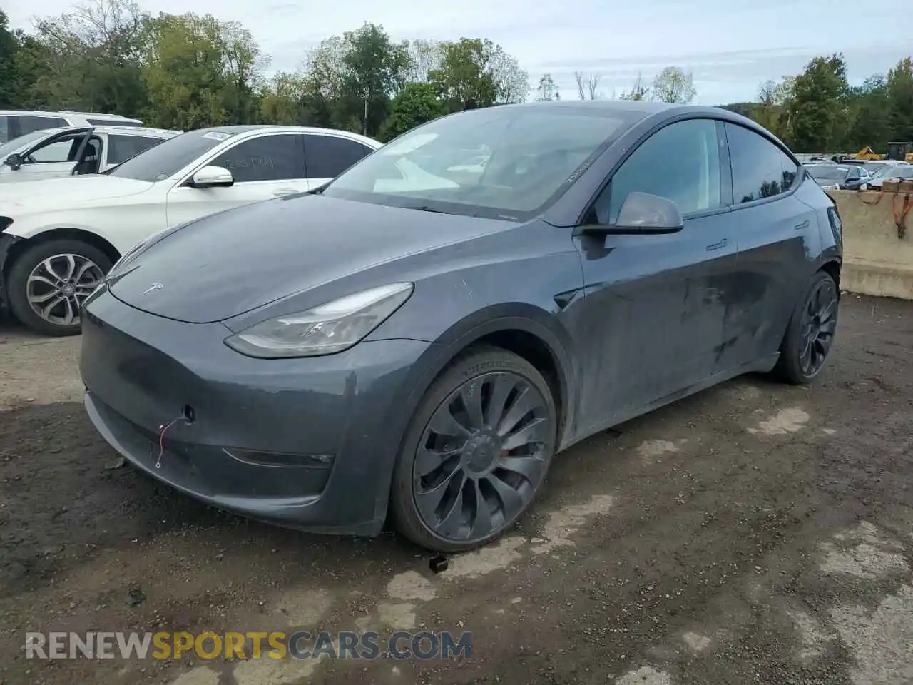 1 Photograph of a damaged car 7SAYGDEF0PF835999 TESLA MODEL Y 2023