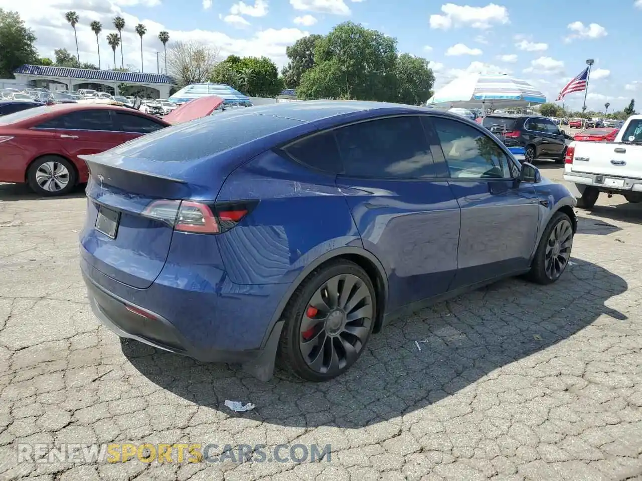 3 Photograph of a damaged car 7SAYGDEF0PF894132 TESLA MODEL Y 2023