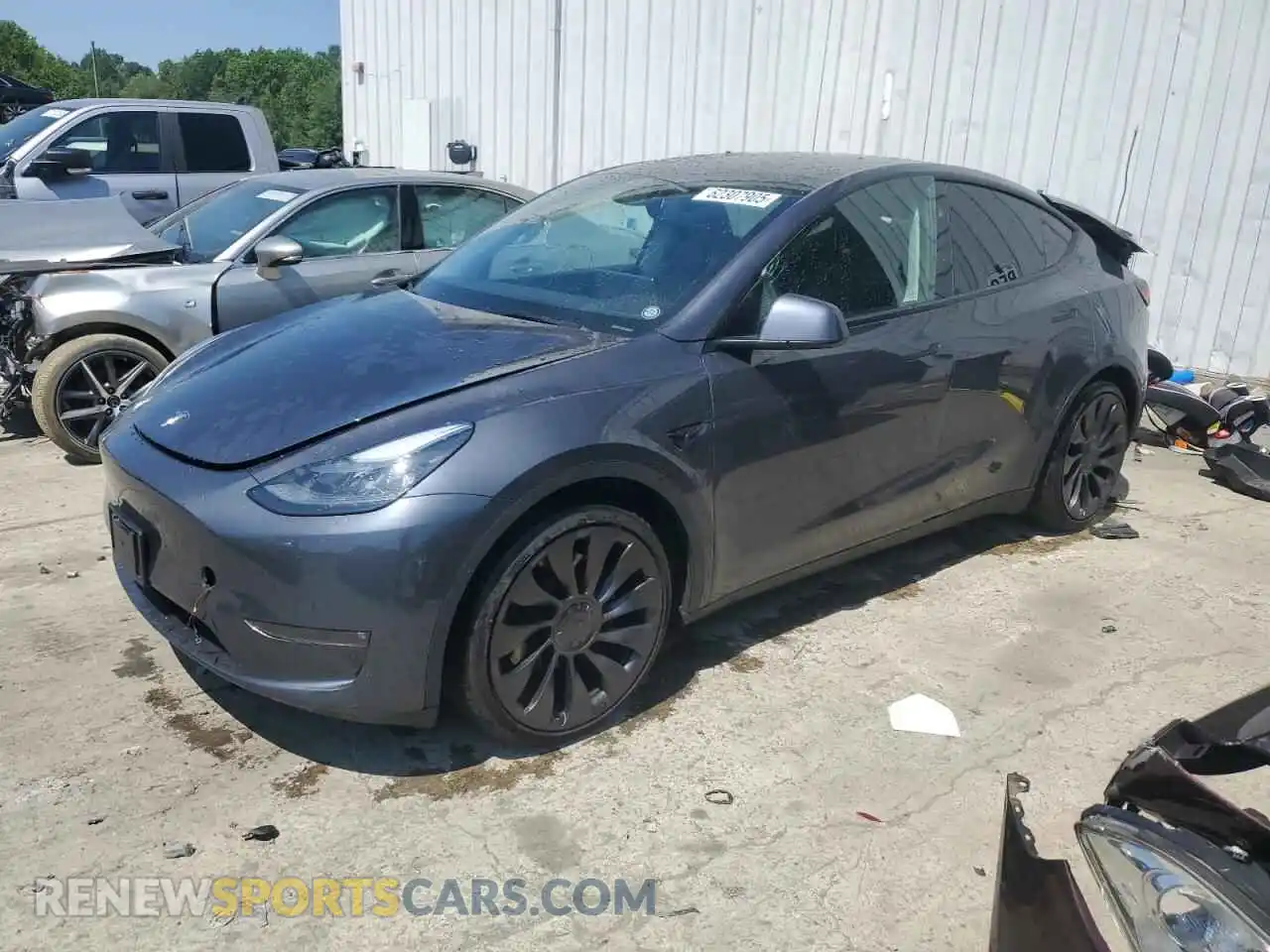 1 Photograph of a damaged car 7SAYGDEF0PF914637 TESLA MODEL Y 2023