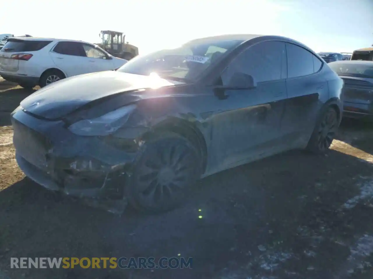 1 Photograph of a damaged car 7SAYGDEF0PF947413 TESLA MODEL Y 2023