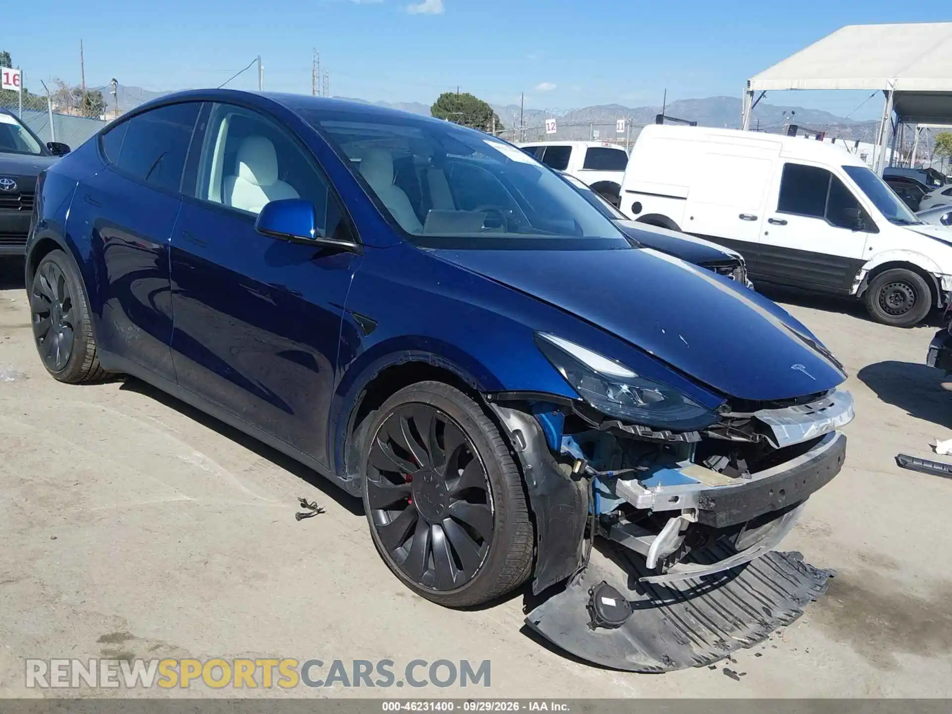 1 Photograph of a damaged car 7SAYGDEF0PF959254 TESLA MODEL Y 2023