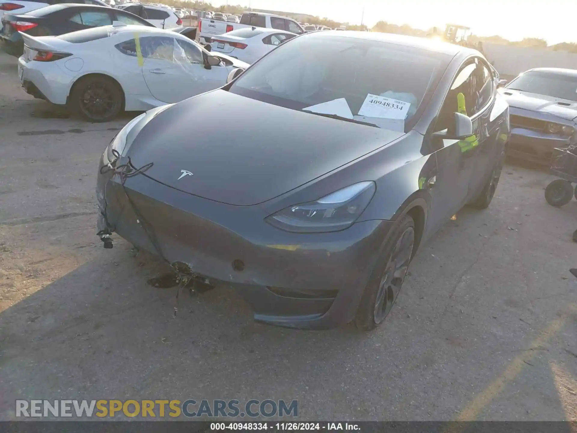 2 Photograph of a damaged car 7SAYGDEF0PF970660 TESLA MODEL Y 2023
