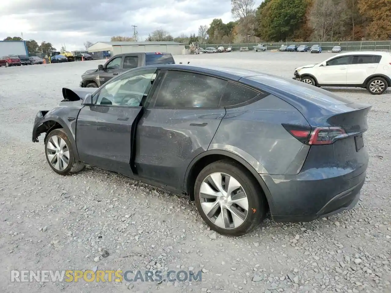 2 Photograph of a damaged car 7SAYGDEF1PA048993 TESLA MODEL Y 2023