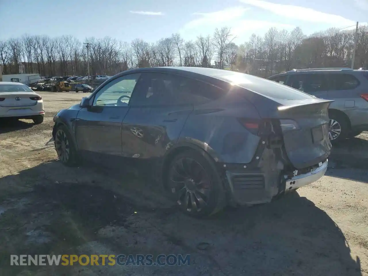2 Photograph of a damaged car 7SAYGDEF1PF664244 TESLA MODEL Y 2023