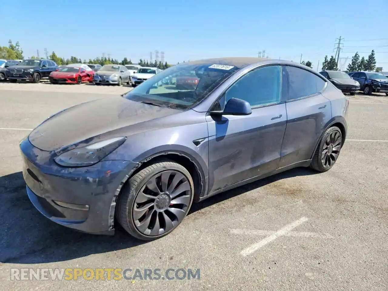 1 fotografías del automóvil dañado 7SAYGDEF1PF761847 TESLA MODEL Y 2023