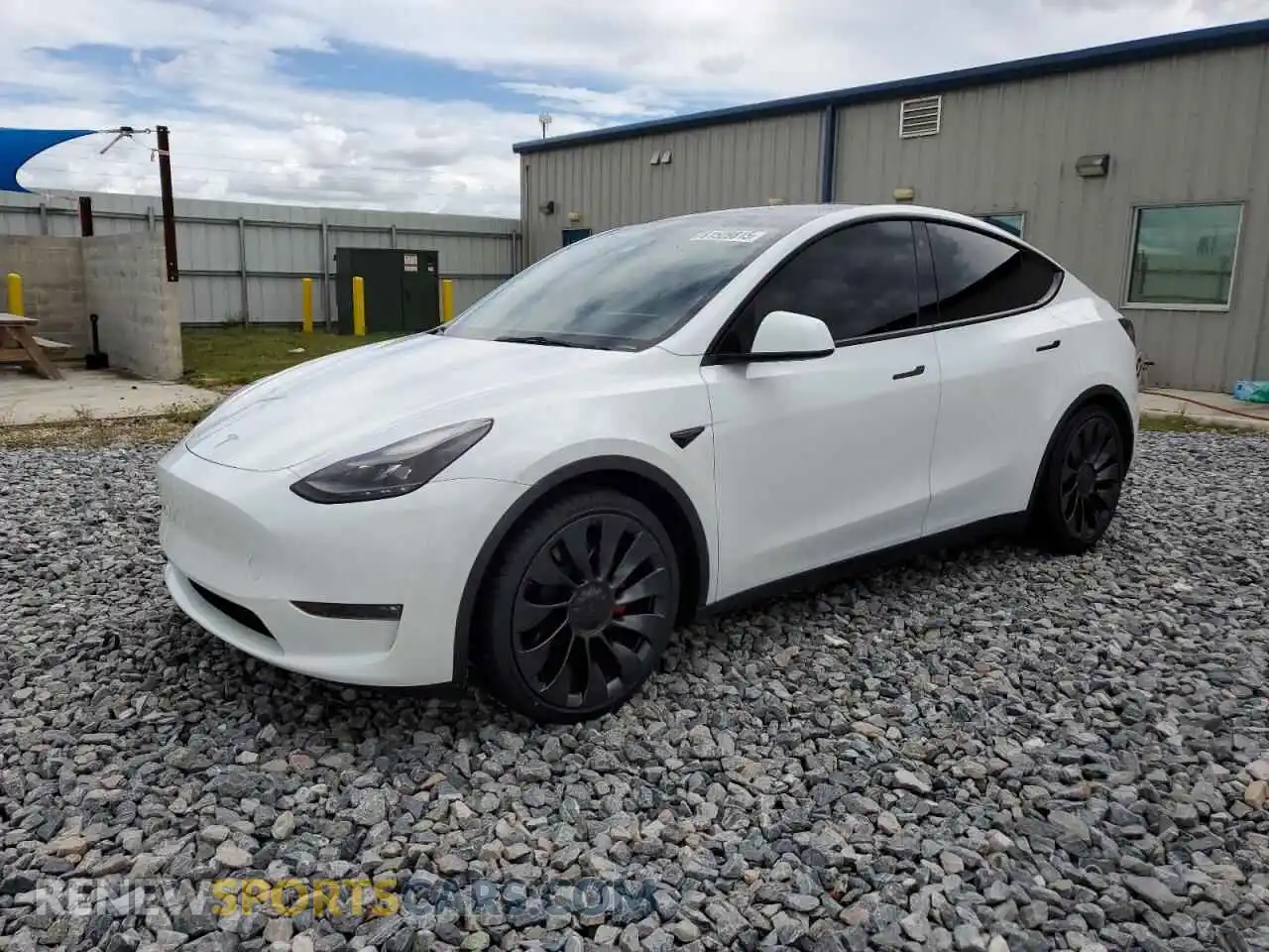 1 Photograph of a damaged car 7SAYGDEF1PF766191 TESLA MODEL Y 2023