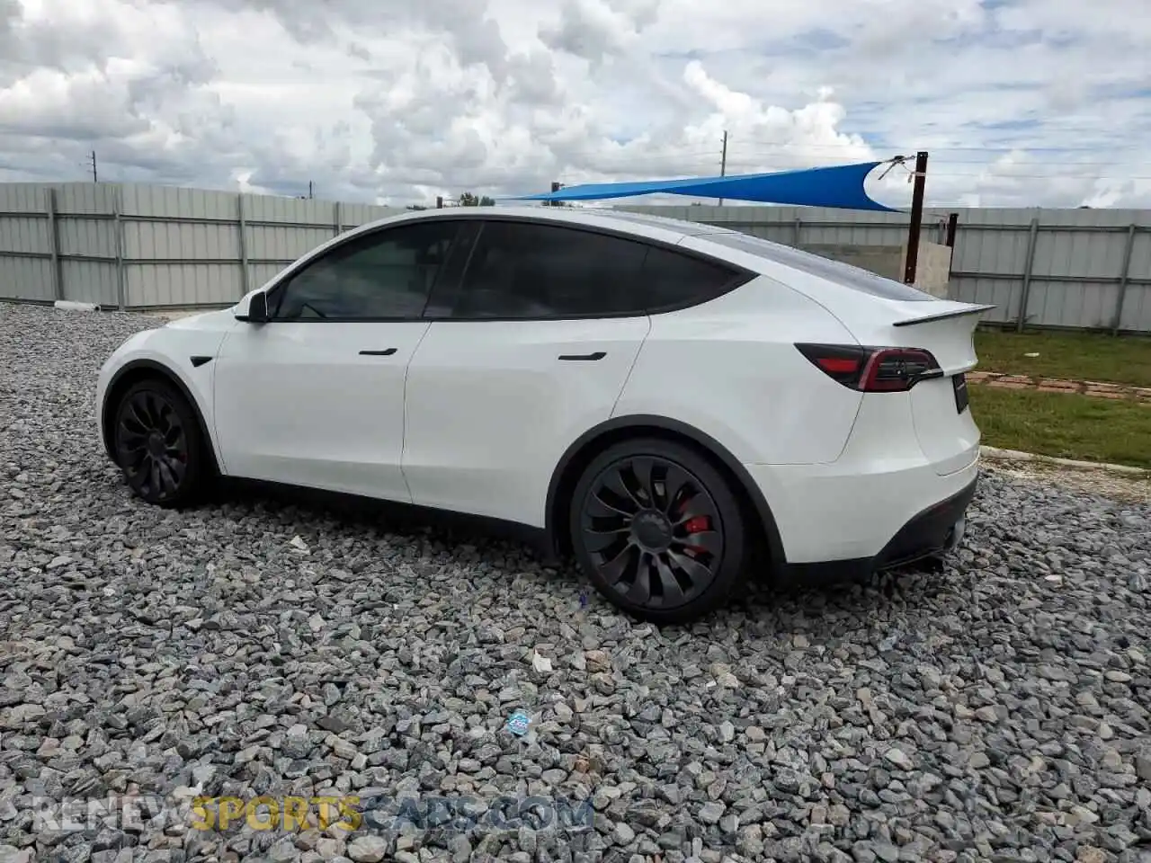 2 Photograph of a damaged car 7SAYGDEF1PF766191 TESLA MODEL Y 2023