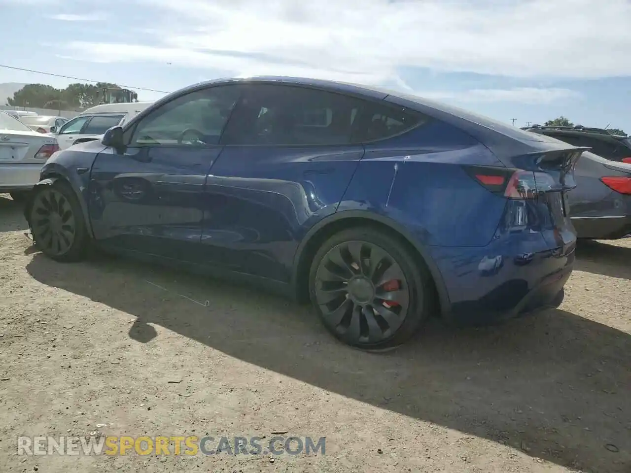2 Photograph of a damaged car 7SAYGDEF1PF834859 TESLA MODEL Y 2023