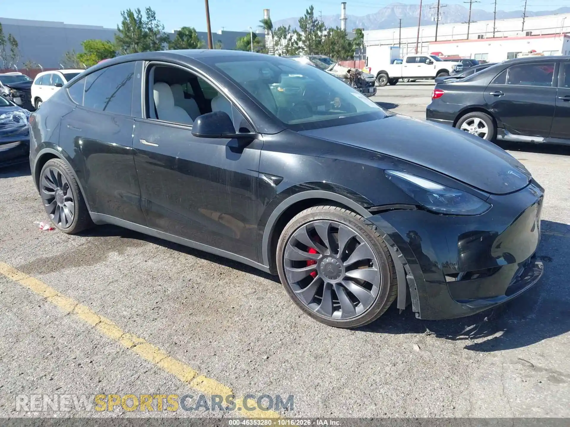 1 Фотография поврежденного автомобиля 7SAYGDEF1PF914520 TESLA MODEL Y 2023