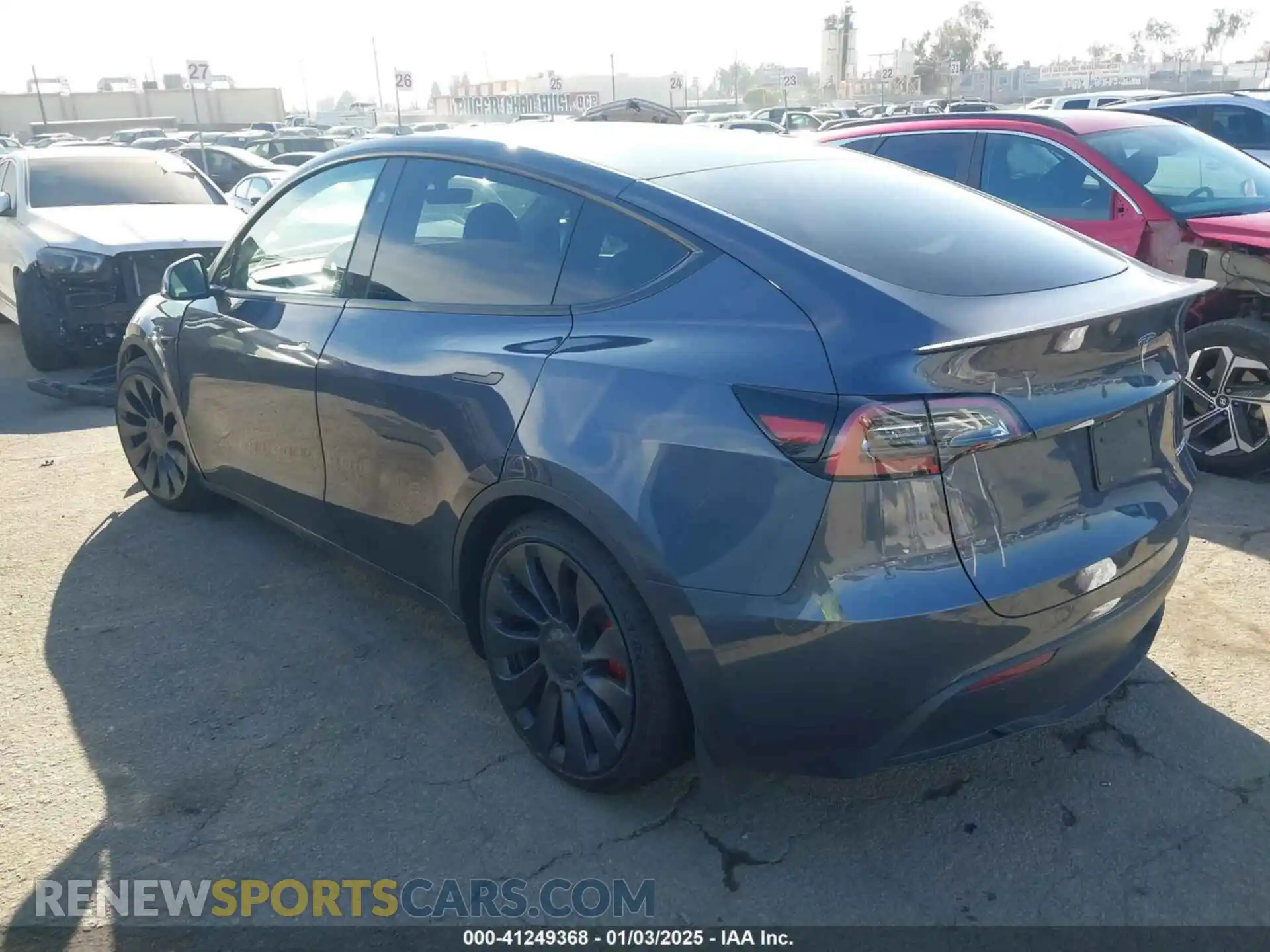 3 Photograph of a damaged car 7SAYGDEF1PF940230 TESLA MODEL Y 2023