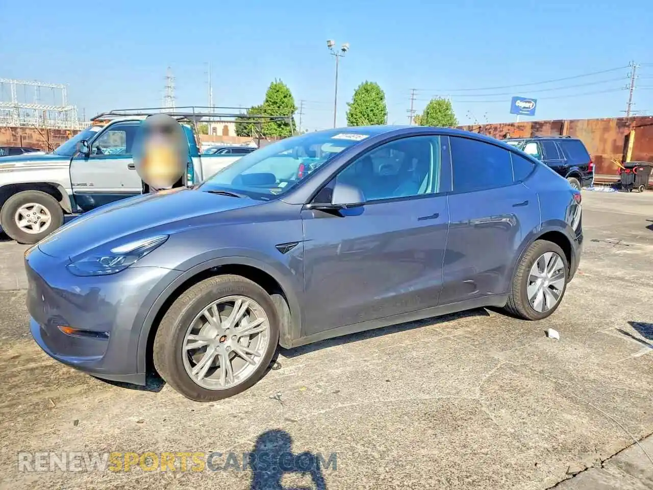 1 Photograph of a damaged car 7SAYGDEF2PA048534 TESLA MODEL Y 2023